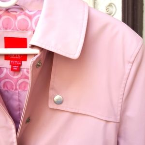 Esprit Light Pink Trench Coat Rain Coat